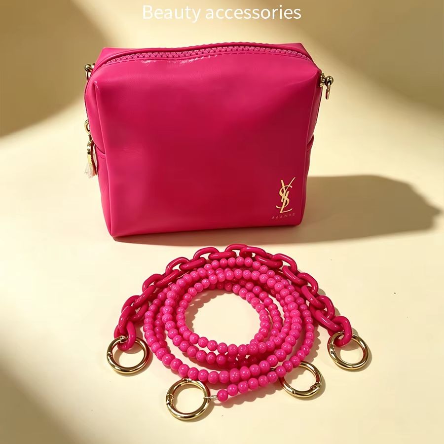 Ysl Beauty Makeup Bag - Sac YSL Yves Saint Laurent rose