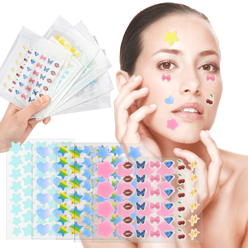 Beauty For You Makeup - Patch anti-acné de dessin animé coloré,
