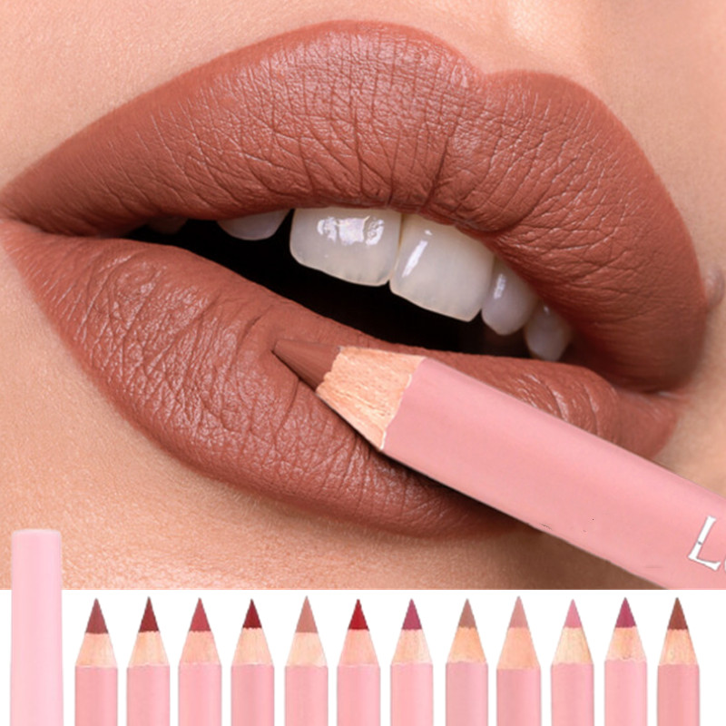 Lip Liner Pencil - Crayon à lèvres marron nu, mat,