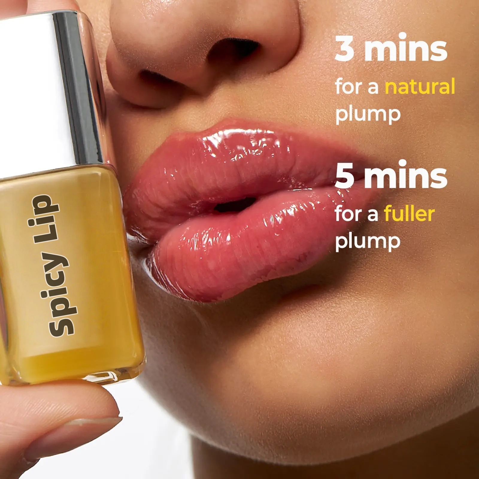 Lip Gloss Plumping - Gloss repulpant épicé pour les lèvres,