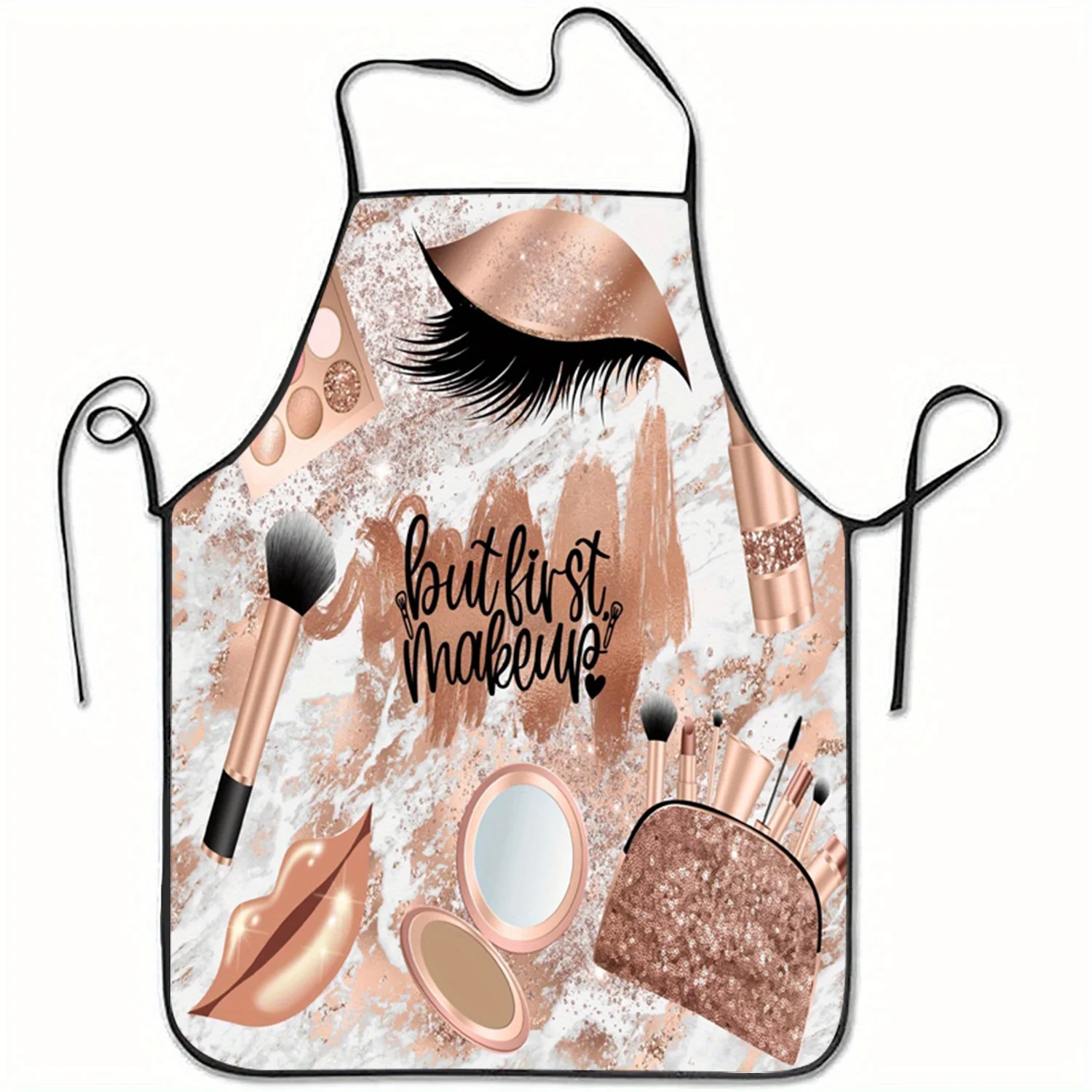 Beauty Makeup Shop - Tablier d'illustration pour outils de maquillage