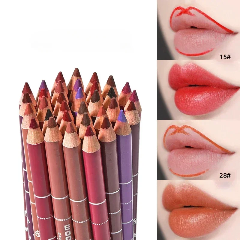 Lip Liner Pencil - Crayon à lèvres coloré noir Rose