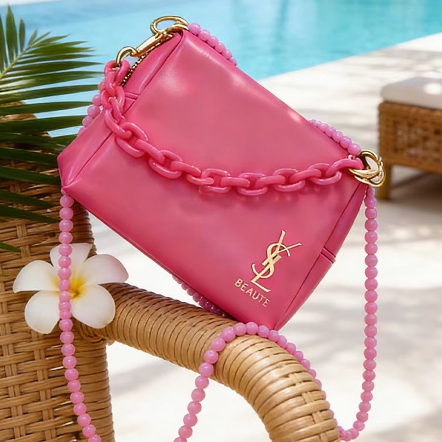 Sac YSL Yves Saint Laurent ros - Ysl Beauty Makeup Bag avis et prix