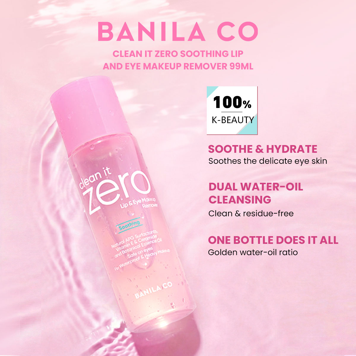 BANILA CO Clean it Zero Soothi - Beauty For You Makeup avis et prix