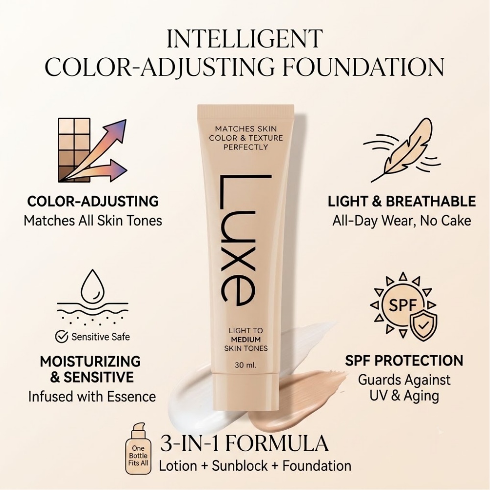 Fond de Teint Liquide Adaptati - Beauty Luxe Makeup avis et prix