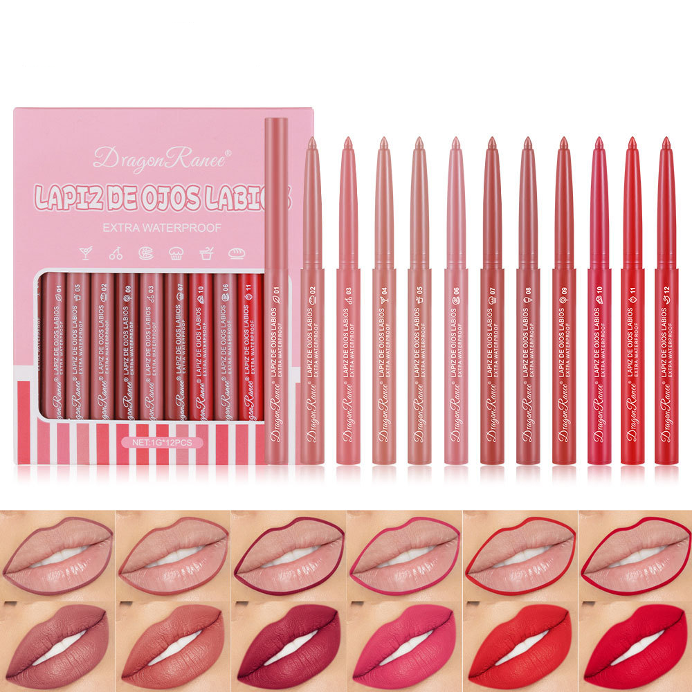 Lot de douze crayons à lèvres  - Lip Liner Pencil avis et prix
