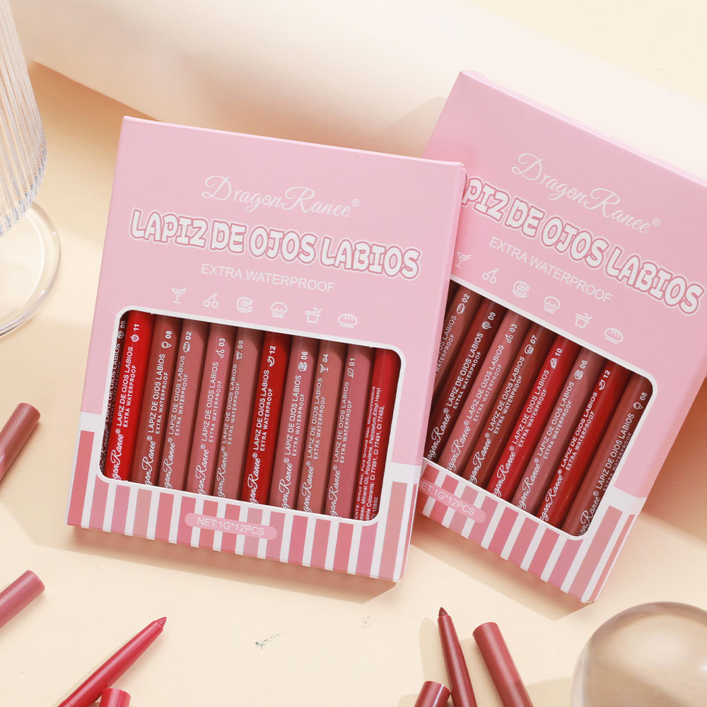 Lot de douze crayons à lèvres  - Lip Liner Pencil avis et prix