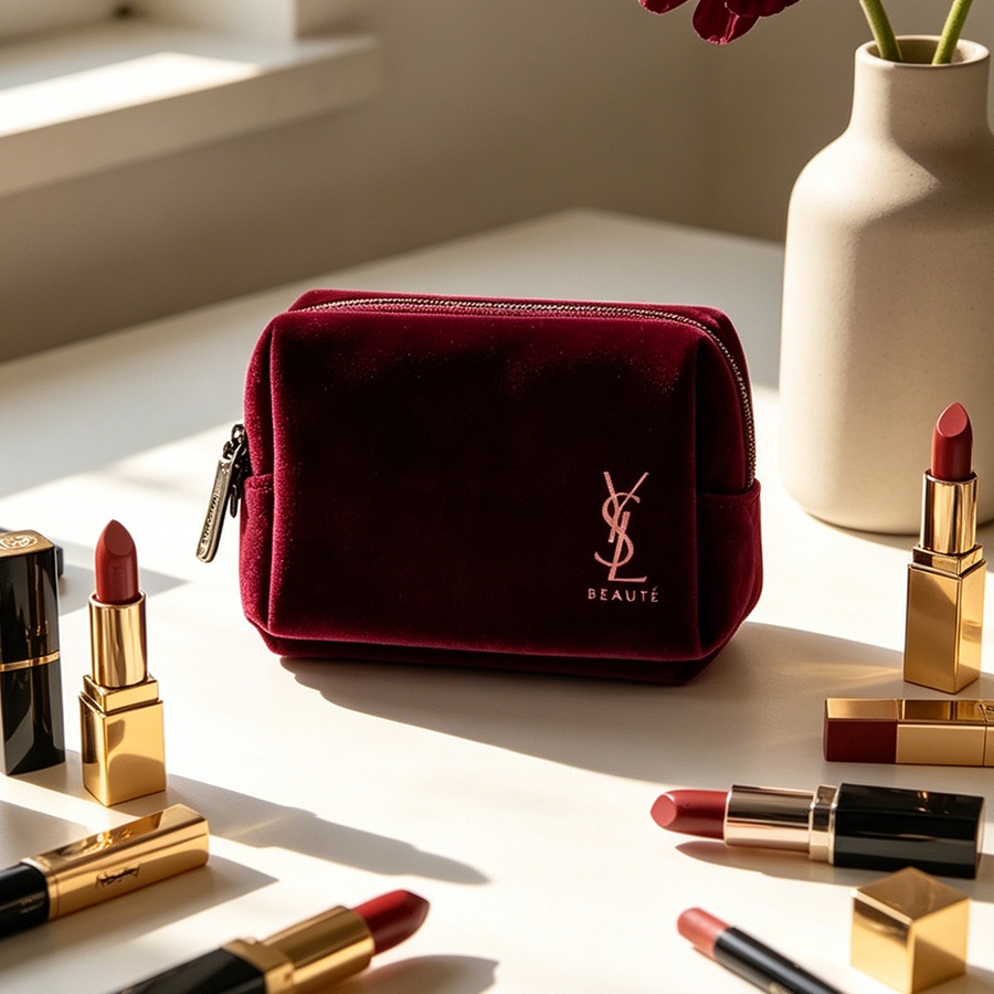 Sac à cosmétiques carré portab - Ysl Beauty Makeup Bag avis et prix