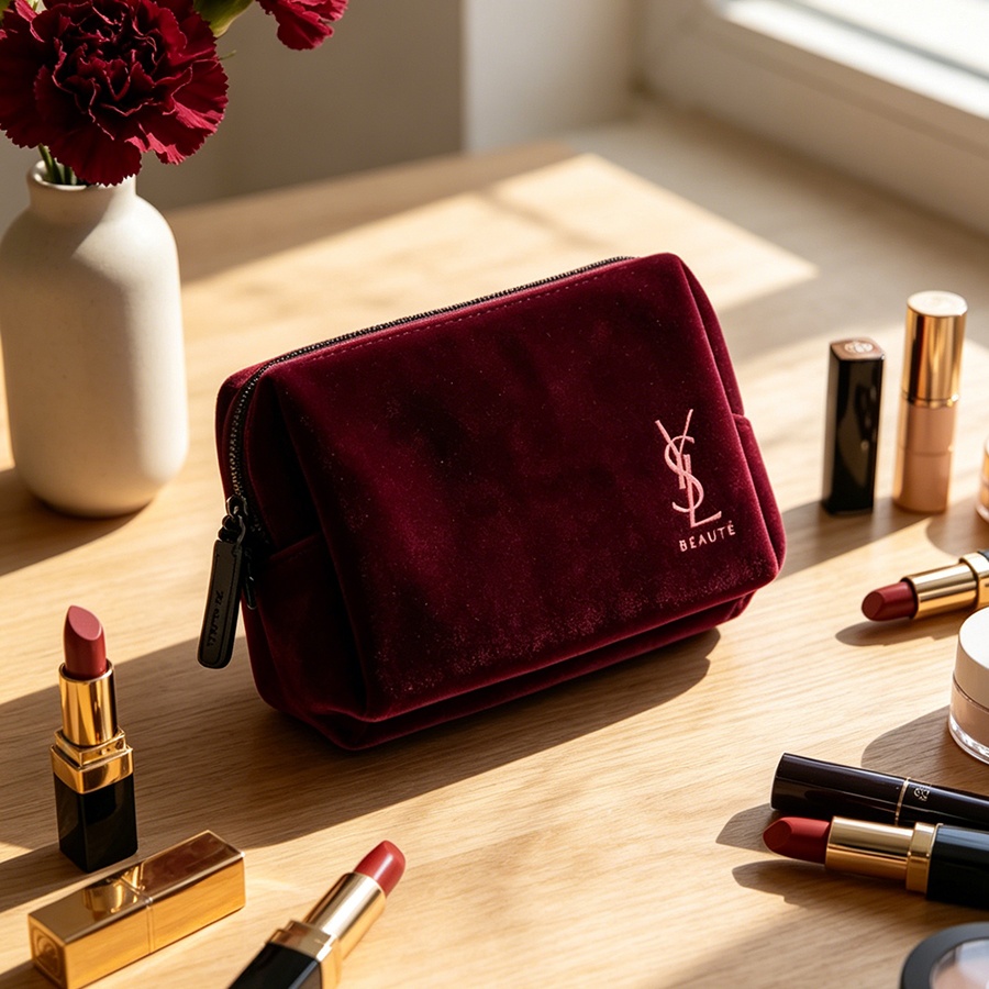 Sac à cosmétiques carré portab - Ysl Beauty Makeup Bag avis et prix