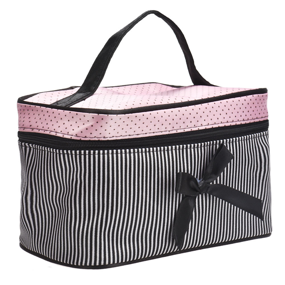 Trousse de maquillage à rayure - Ysl Beauty Makeup Bag avis et prix