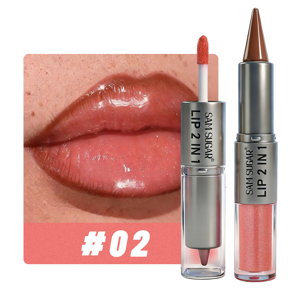 Crayon à lèvres et gloss 2 en  - Lip Gloss Plumping avis et prix