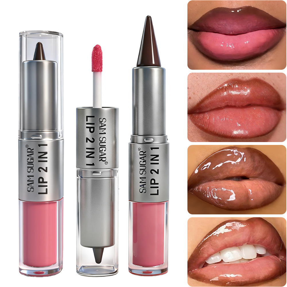 Crayon à lèvres et gloss 2 en  - Lip Gloss Plumping avis et prix